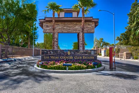 las vegas country club real estate